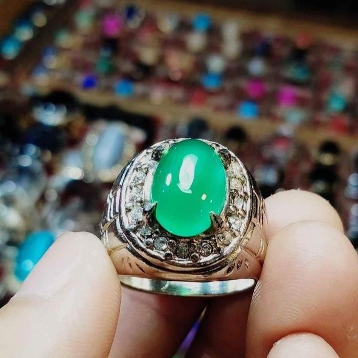Batu cincin ijo garut berkualitas giwang