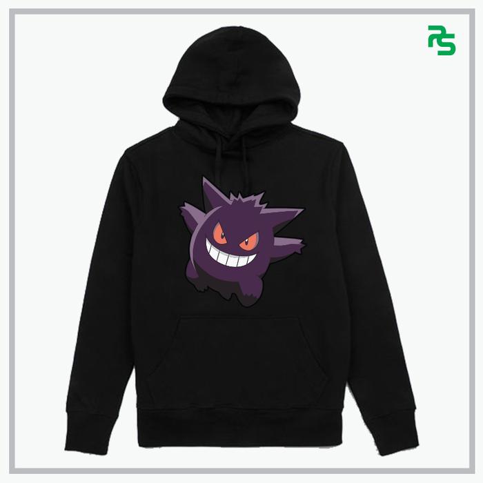 Jaket Hoodie Pokemon Gengar