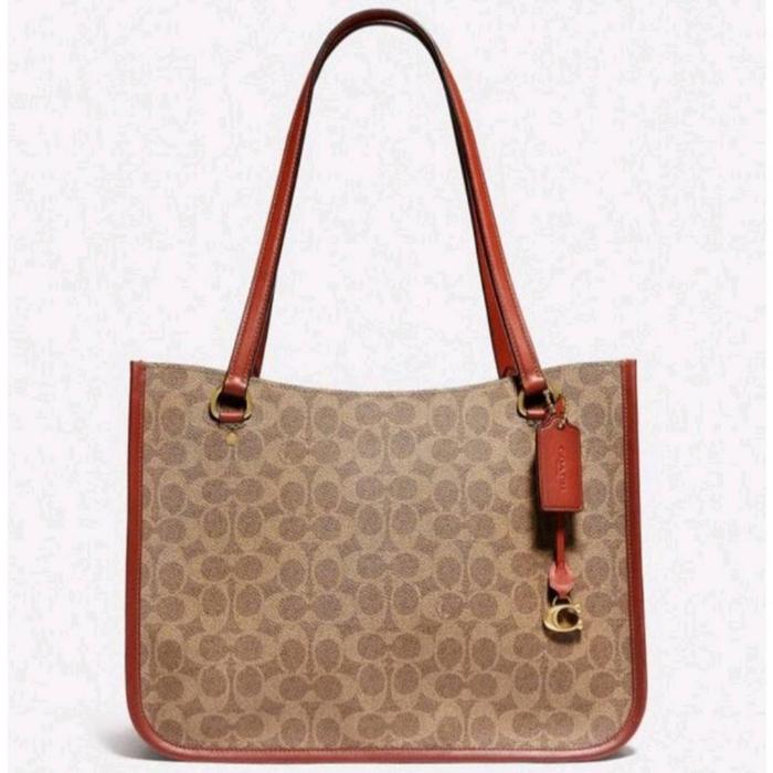 COACH TYLER CARRYALL IN SIGNATURE CANVAS (C2591)