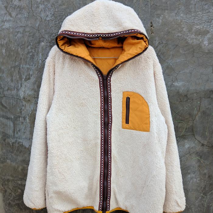 jaket sherpa second jaket Bulang second outer sherpa casual