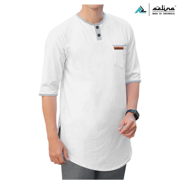 AZLINA - pakaian muslim Populer koko kaos pria azlina terbaru