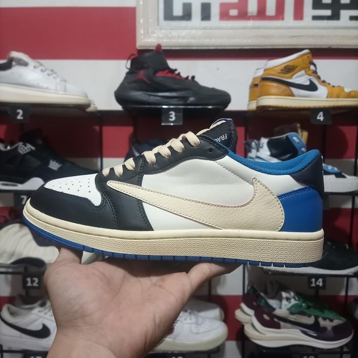 Sepatu AJ 1 Low Travis Scott x Fragment second