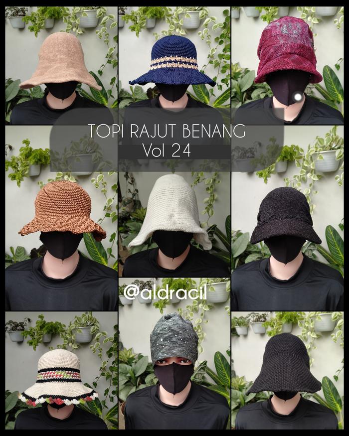 Aldracil Topi Bucket Vintage Rajut Remaja Dewasa vol 24 Second Thrift