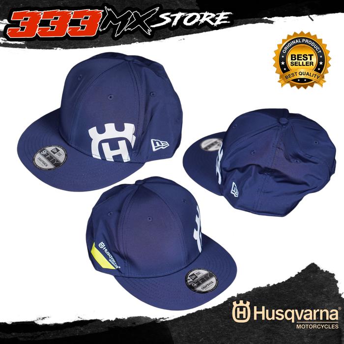 CAP HUSQVARNA FLAT TEAM 2022 TOPI HUSQVARNA FLAT TEAM 22 ORIGINAL