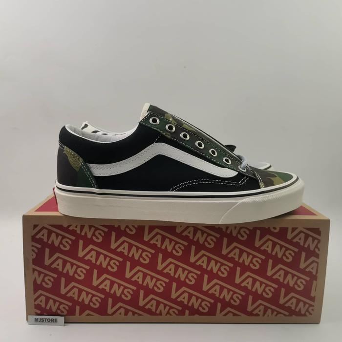 Sepatu Vans Style 36 - Mismatch Zebra/Camo Brand New Navya
