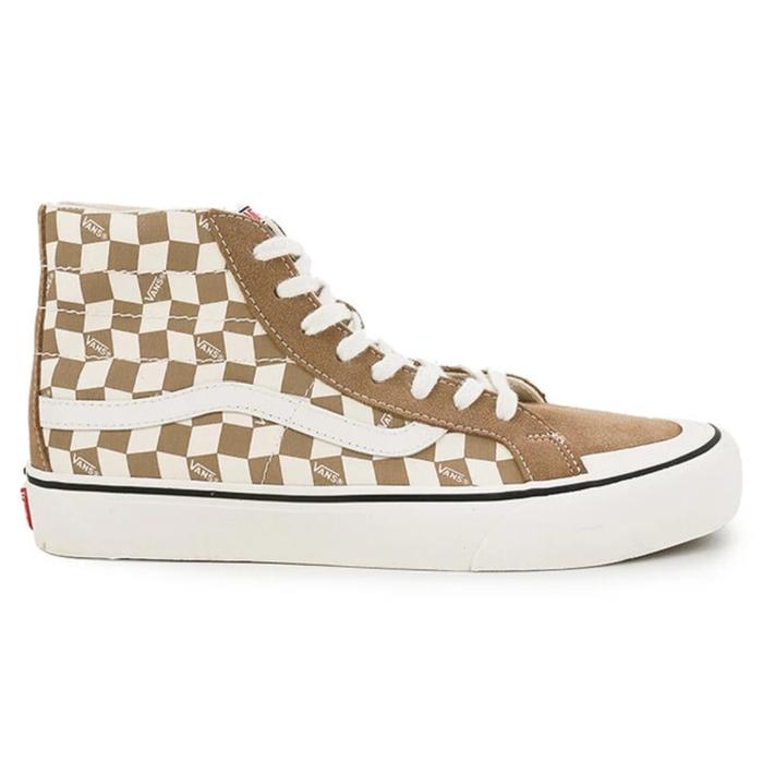 Vans Sk8 Hi 138 Decon Vr3 SF Checkerboard Brown