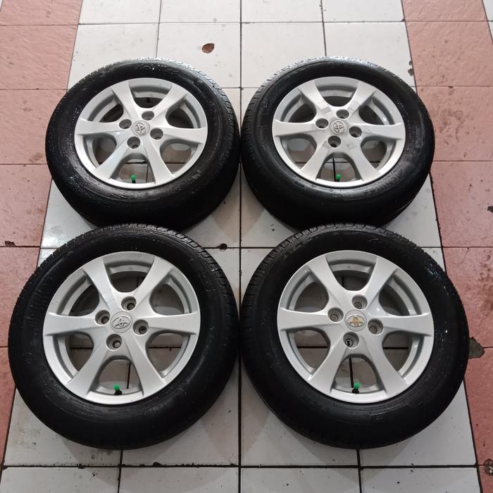 velg mobil second OEM Agya ring 14 ban Achilles 175 65 r14 THN 2021