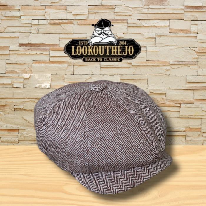 TOPI CLASSIC VINTAGE NEWSBOY CAP ORIGINAL LOOKOUTHEJO