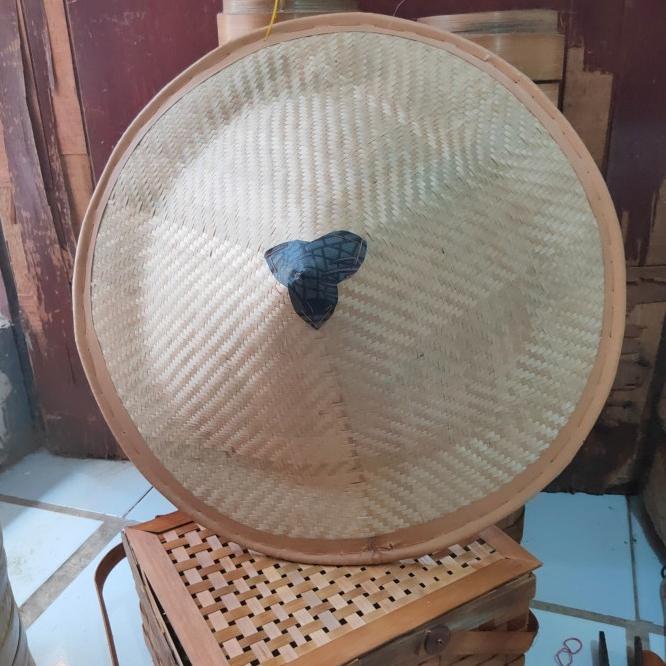 - caping lebar topi pak tani -