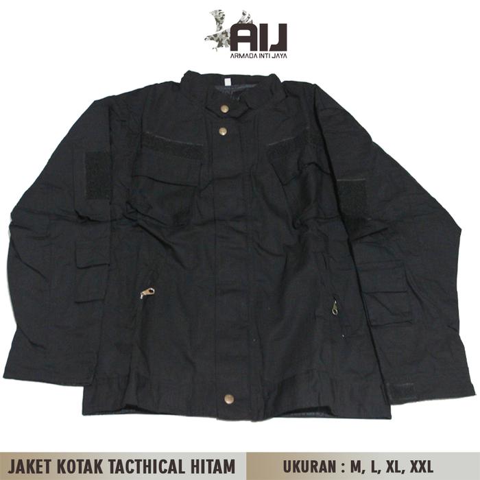 Jaket Tactical 511 Hitam| Jaket Ripstok Kotak Tactical