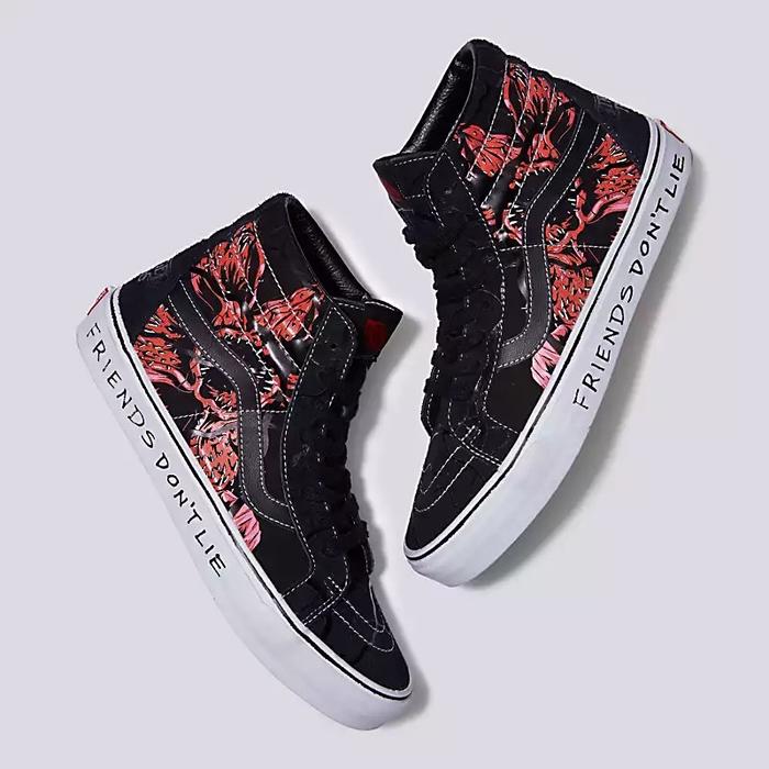 Vans SK8 Hi Reissue x Netflix Stranger Things Black Red