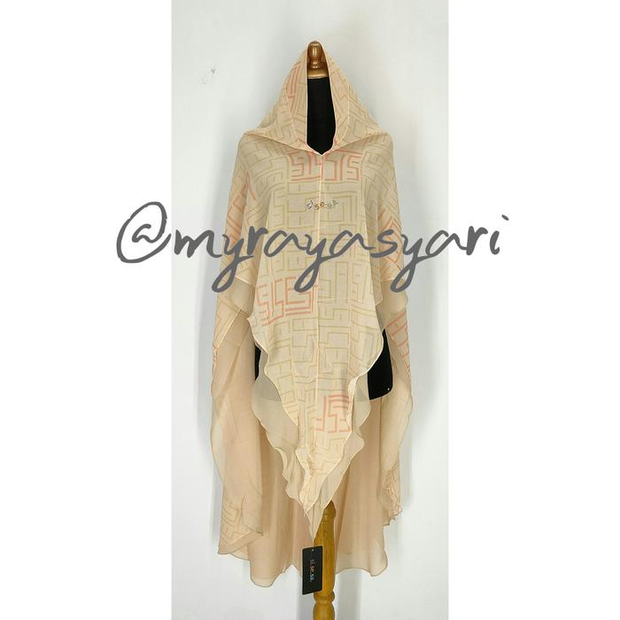 khimar Syari sisesa berkha vol#12 light peach