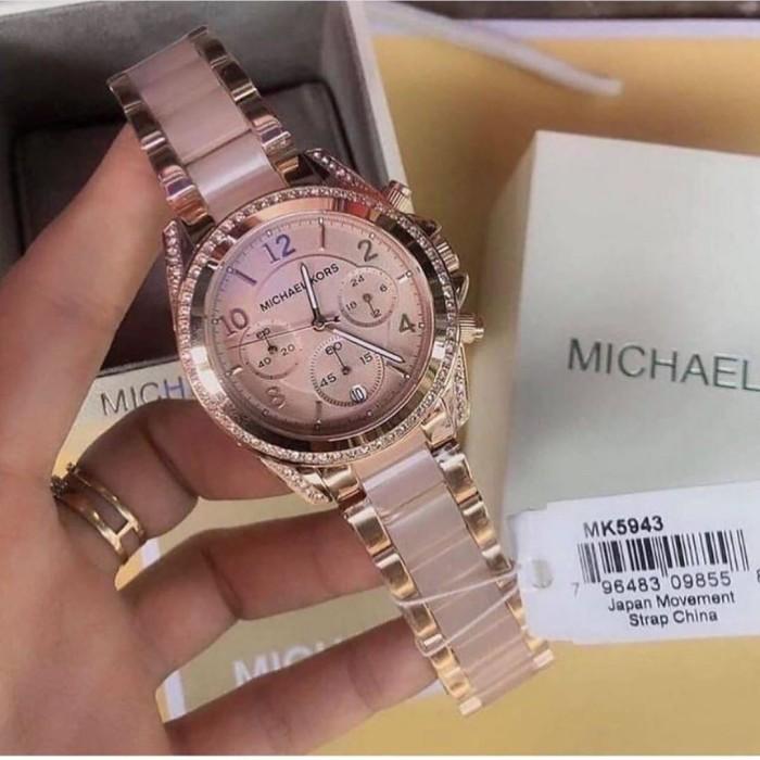 [Original- Garansi 2Th ] Jam Wanita Mk5943 Ori