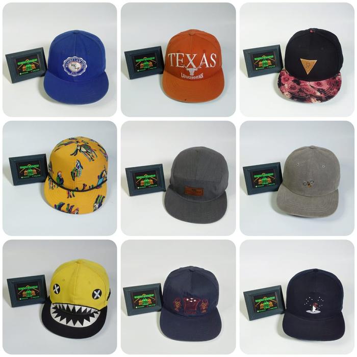 Topi Snapback Original New Era Stussy Nike Mlb