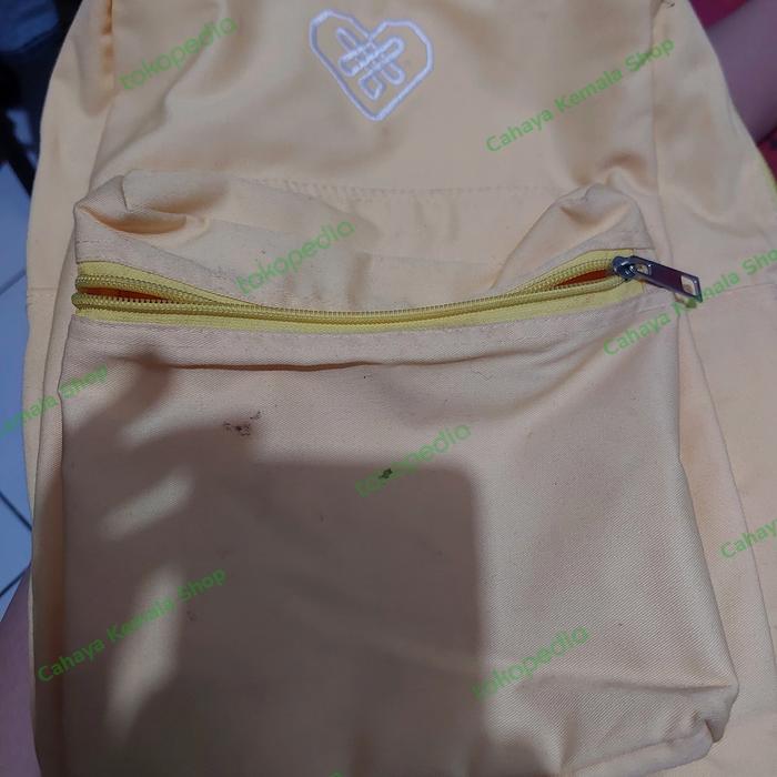 Tas gendong emina warna kuning Backpack emina warna kuning