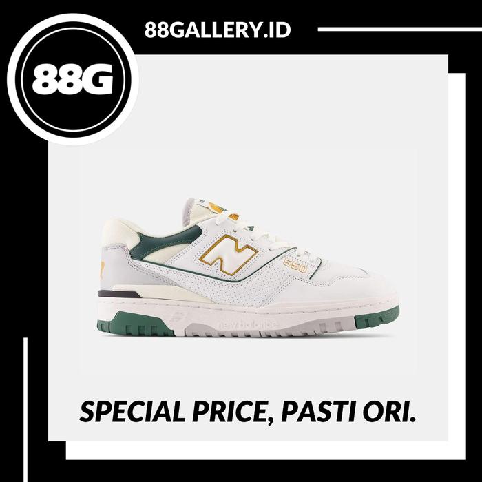 New Balance 550 White Green Grey 100% Original