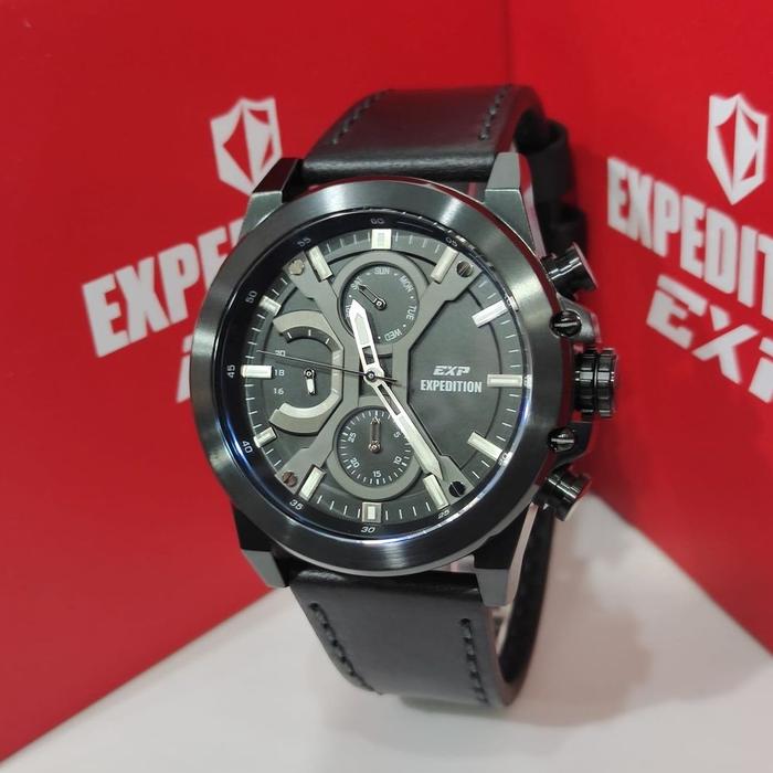 Jam Tangan Expedition Pria Original E6829 Black
