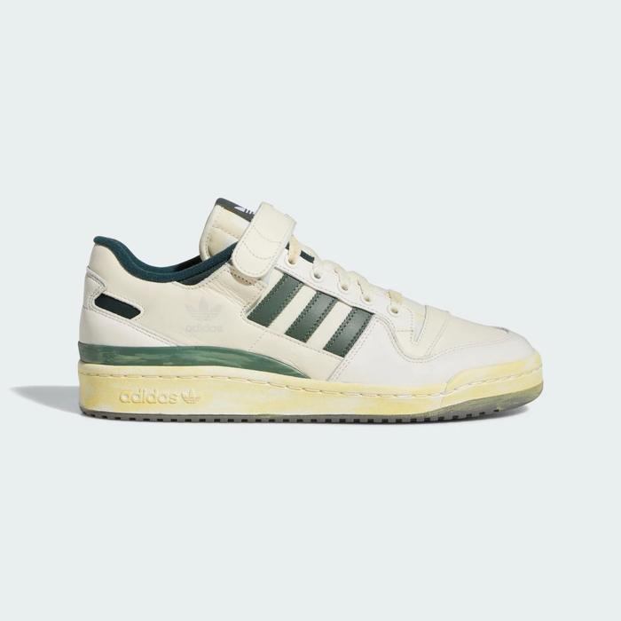 Sepatu Adidas Forum 84 Low AEC White/Green Men's Original