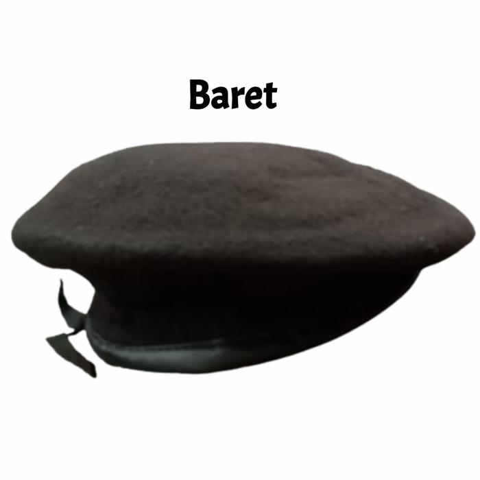 Topi pramuka boni dan baret untuk laki dan perempuan sd smp sma/smk