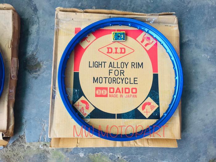 Rim alloy blue velg DID Japan 17 120 biru not takasago daytona