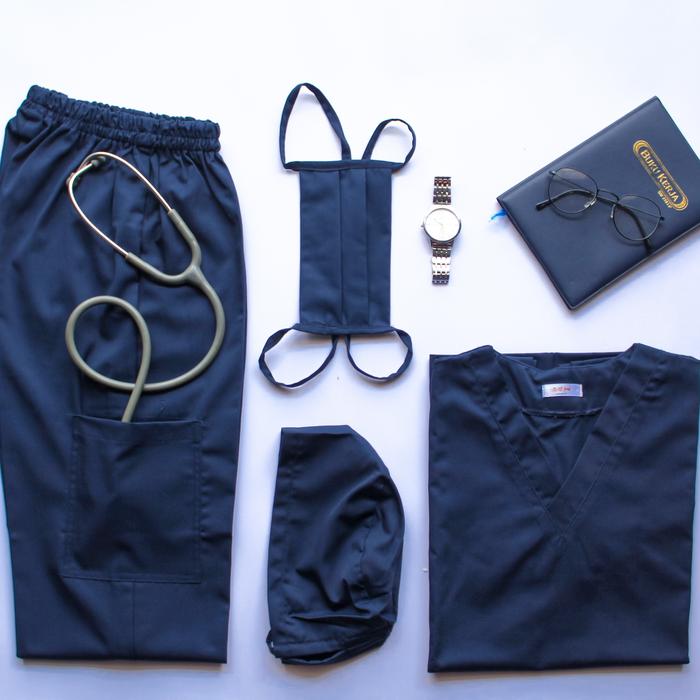 Baju Jaga/Scrub Medis/Baju Operasi/Baju OK (PREMIUM - Pendek)