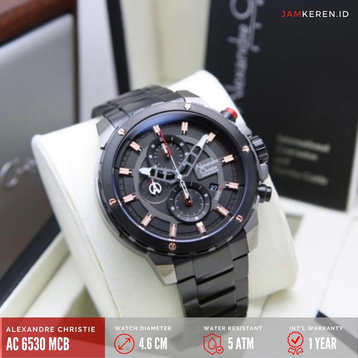 Jam Tangan Pria Alexandre Christie 6530 AC6530 AC 6530 MC Original