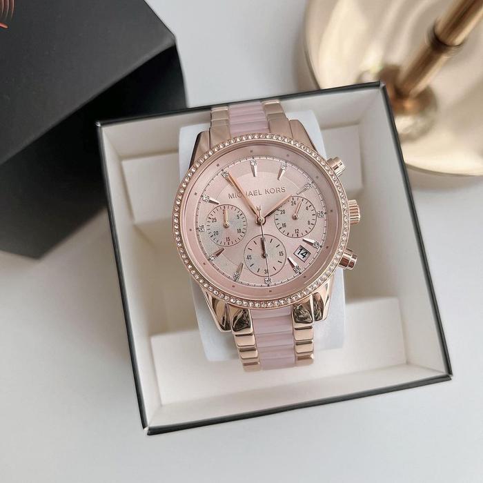 JAM TANGAN WANITA MK 6307 ORIGINAL IMPORT GARANSI 1 TAHUN