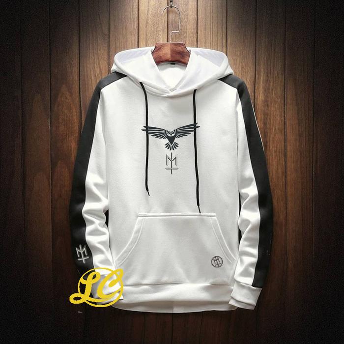 jaket hoodie distro maternal strip all size jumbo