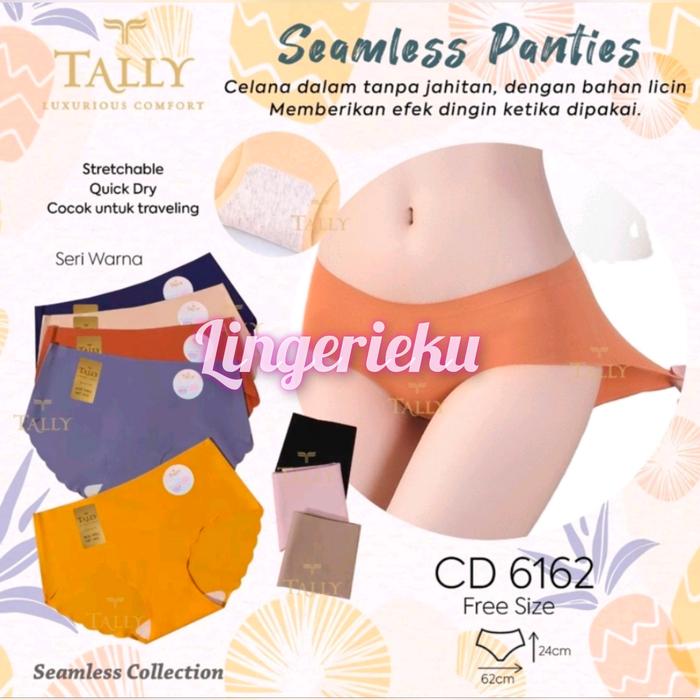 Tally 6162 Celana Dalam CD Wanita Tally Seamless Tanpa Jahitan