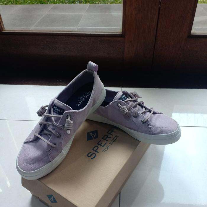 Sepatu Wanita Sperry Top Sider Original Preloved size 36 Purple
