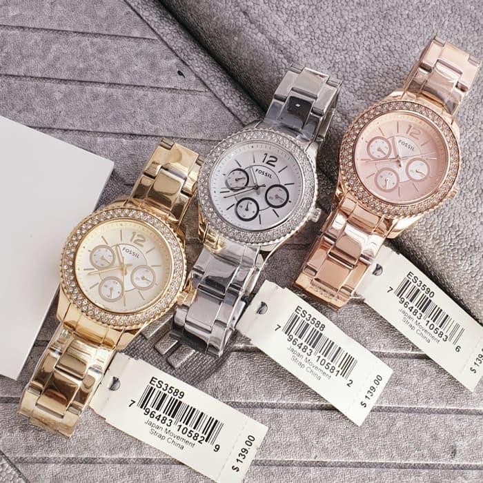 Jam Tangan Wanita F05$IL Original ES4079 ES3590 ES3588 ES3589 Fullset