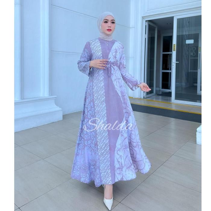 **PRETTY BROWN SILK SUTRA DRESS* GAMIS SILK SUTRA