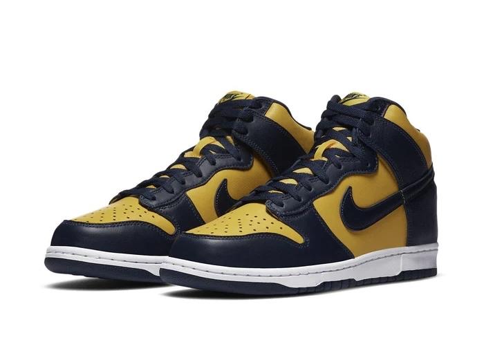 SEPATU SNEAKERS PRIA NIKE DUNK HIGH MICHIGAN 2020 ORIGINAL