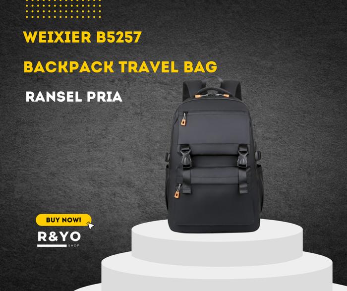 WEIXIER B5257 Backpack Travel Bag - Tas Punggung Ransel Pria