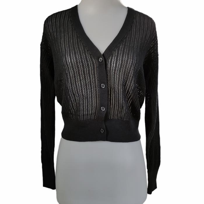 Outer rajut crop uniqlo