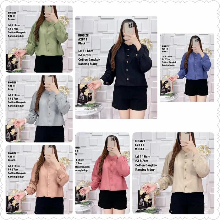 A2812 Kemeja Rayon Bangkok 90.000