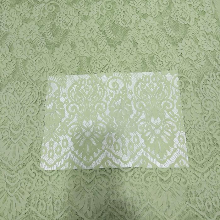 bahan brokat semi Prancis Warna Sage