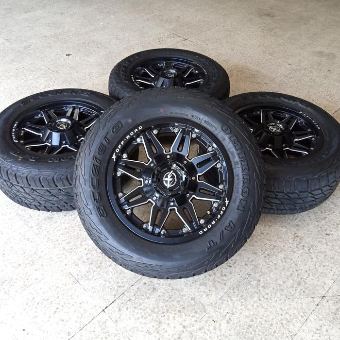 velg mobil bekas r18 baut 6 off-road Ring 18x9 pcd 6x139 + ban 285 60.