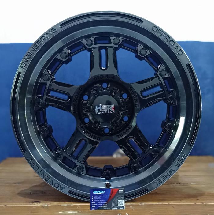 Velg HSR Ring 17 Lubang Baut 6 Untuk Pajero Fortuner Hillux Double