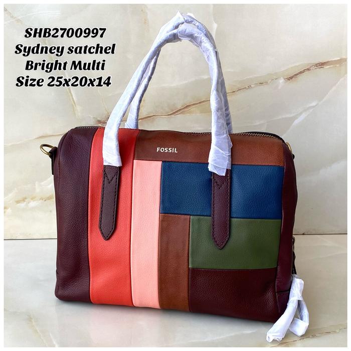 tas wanitaFOSSIL sydney satchel bright multi SHB2700997