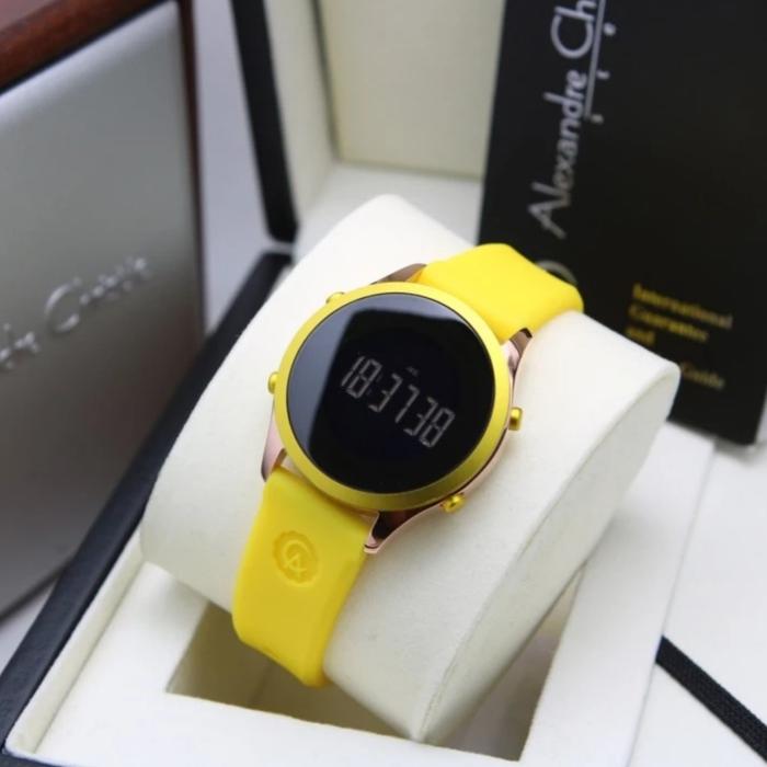ALEXANDRE CHRISTIE AC 9363 ROSEGOLD YELLOW AC9363 WANITA ORI,,RUBBER