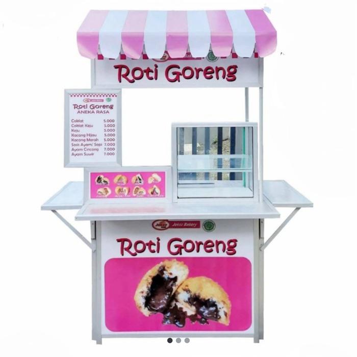 meja booth portabel lipat