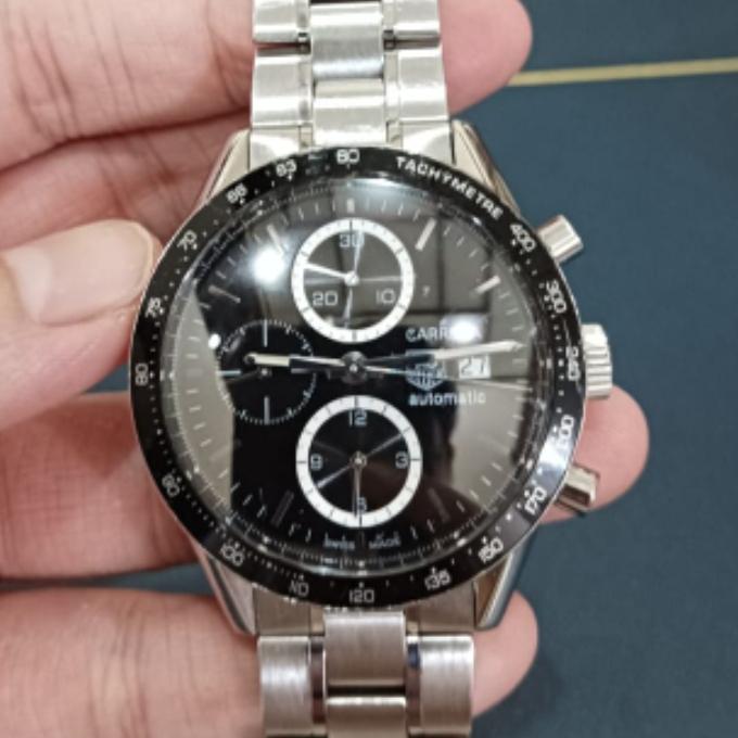 jam tangam tag hauer carrera calibre 16 chronograph bekas