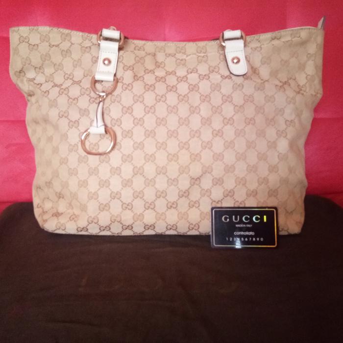 Preloved G U CC I Tote Bag Tas Bekas Second Seken