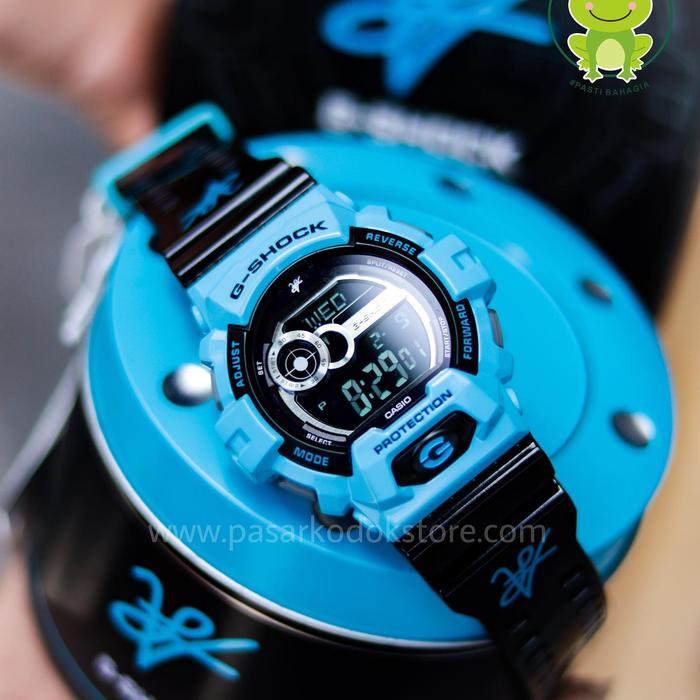 JAM TANGAN G-SHOCK ORIGINAL GLS-8900LV BIRU HITAM RARE ITEM