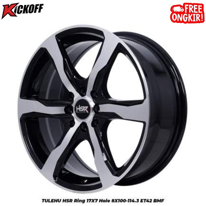 READY VELG HSR TULEHU HSR 17X7 8X100-1143 ET42 BLACK POLISH
