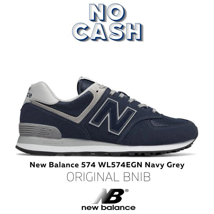 New Balance 574 WL574EGN Navy Grey Original BNIB