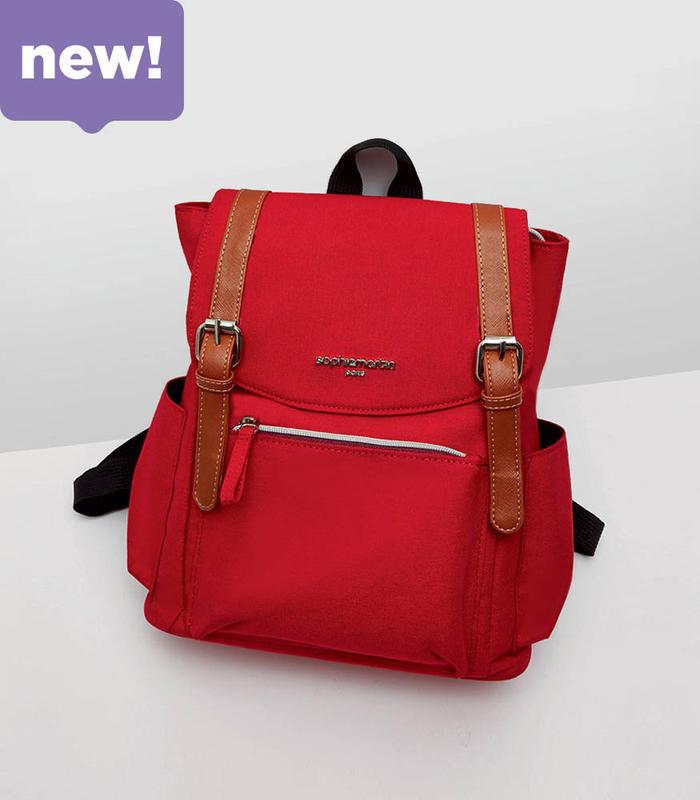 TAS RANSEL AXELARD RED ORIGINAL SOPHIE MARTIN PARIS