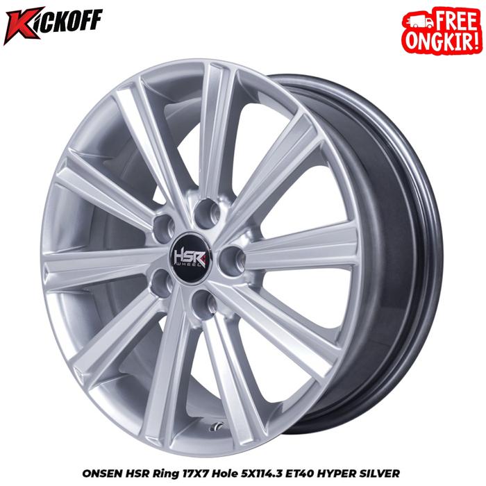 READY VELG HSR ONSEN HSR 17X7 5X1143 ET40 HYPER SILVER