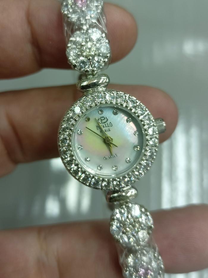 Jam Tangan Wanita Picallo Paris Colourful Crystal 8I-099 Original
